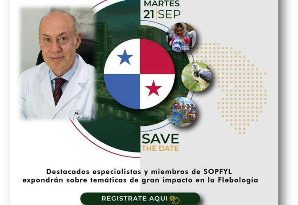 El Dr. Rodrigo Rial participará en directo, representando al Capítulo Español de Flebología, en el Simposio Panamericano de Flebología el 21 de septiembre.