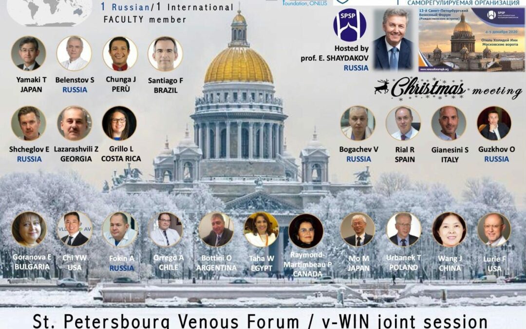 El Dr. Rodrigo Rial organiza el evento Internacional St. Petesbourg Venous Forum